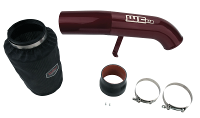 Wehrli 01-04 Chevrolet 6.6L LB7 Duramax 4in Intake Kit - Fluorescent Orange