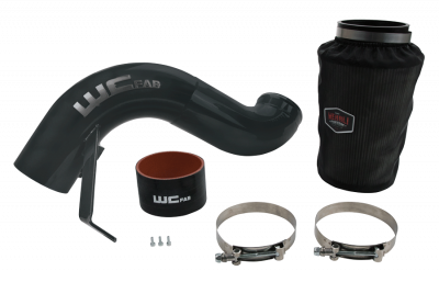 Wehrli 07.5-09 Dodge 6.7L Cummins 4in Intake Kit - Fine Texture Black