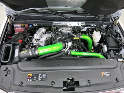 Wehrli 17-19 Chevrolet 6.6L L5P Duramax 4in Intake Pipe (Use w/OEM Air Box) - Candy Teal - 0