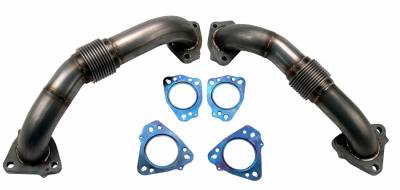 Wehrli 17-24 Chevrolet 6.6L L5P Duramax 2in Stainless Up Pipe Kit w/Gaskets
