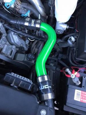 Wehrli 06-10 Chevrolet 6.6L LBZ/LMM Duramax Upper Coolant Pipe - WCFab Grey - 0
