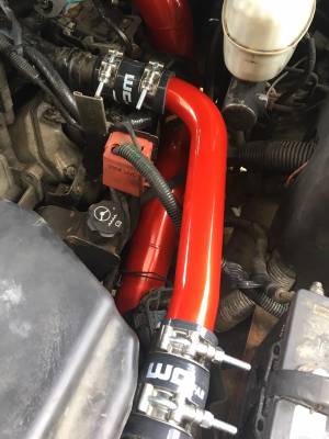 Wehrli 01-05 Chevrolet 6.6L LB7/LLY Duramax Upper Coolant Pipe - Bengal Blue