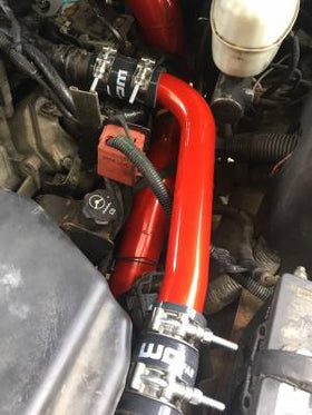 Wehrli 01-05 Chevrolet 6.6L LB7/LLY Duramax Upper Coolant Pipe - Bengal Blue - 0