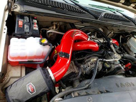 Wehrli 04.5-05 Chevrolet 6.6L LLY Duramax 4in Intake Kit - WCFab Red - 0