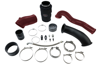 Wehrli 04.5-07 Dodge 5.9L Cummins S400 Turbo 2nd Gen Swap Kit (No Turbo/Manifold) - WCFab Red