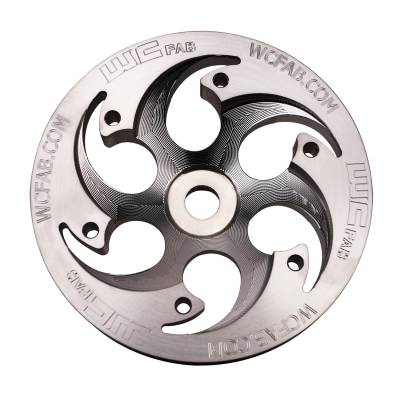 Wehrli 01-16 Chevrolet 6.6L Duramax Twin CP3 Pulley Deep Offset - Raw Finish