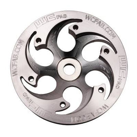 Wehrli 01-16 Chevrolet 6.6L Duramax Twin CP3 Pulley Deep Offset - Raw Finish