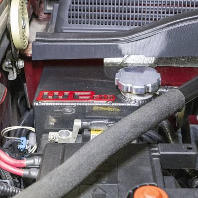 Wehrli 17-19 Chevrolet 6.6L L5P Duramax OEM Placement Coolant Tank Kit - Bengal Red - 0