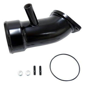 Wehrli 17-19 Chevrolet 6.6L L5P Duramax 3.5in Intake Horn w/PCV Port - Semi-Gloss Black