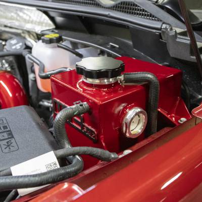 Wehrli 20-24 Chevrolet-GMC 6.6L L5P Duramax OEM Placement Coolant Tank Kit - Candy Red