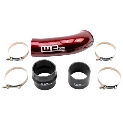 Wehrli 2020-2024 Chevrolet 6.6L L5P Duramax 4in Intake Pipe (Use w/OEM Air Box) - WCFab Grey