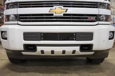 Wehrli 15-19 Chevrolet Silverado HD 6.6L LML/L5P Duramax Bumper Grille - Raw Stainless Finish - 0