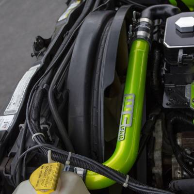 Wehrli 03-09 Dodge 5.9L/6.7L Cummins (Non-Twin CP3) Upper Coolant Pipe - Fluorescent Green