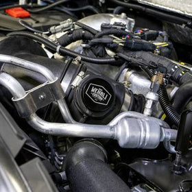 Wehrli 2017-2024 Chevrolet 6.6L L5P Duramax Intake Resonator Delete Plug - Black Anodized - 0