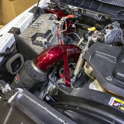 Wehrli 07.5-09 Dodge 6.7L Cummins 4in Intake Kit - Fine Texture Black - 0