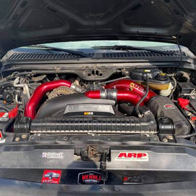 Wehrli 03-07 Ford 6.0L Powerstroke 4in Intake Kit - Gloss White - 0