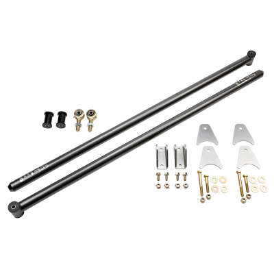 Wehrli 99-18 Ford/Dodge ECLB & CCLB 68in Traction Bar Kit - Bronze Chrome