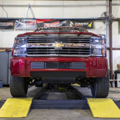 Wehrli 11-19 GM Duramax 6.6L Lower Splash Shield Kit - WCFab Red - 0