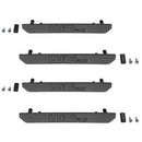 Wehrli 2020+ GMC 2500/3500HD Fender Flare Marker Light Delete Kit w/Logo - Fine Texture Black-1