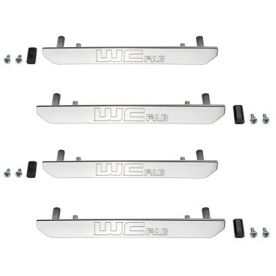 Wehrli 2020+ GMC 2500/3500HD Fender Flare Marker Light Delete Kit w/o Logo - Raw Finish