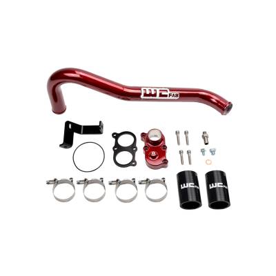 Wehrli 06-10 Duramax LBZ/LMM Thermostat Housing Kit - WCFab Grey
