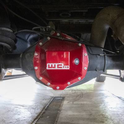 Wehrli 01-19 Chevrolet Duramax/03-19 Dodge Cummins 11.5in AAM Rear Diff. Cover - WCFab Red - 0