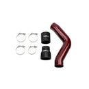 Wehrli 13-18 Cummins 6.7L Driver Side 3.5 in. Intercooler Pipe - Gloss Black-1