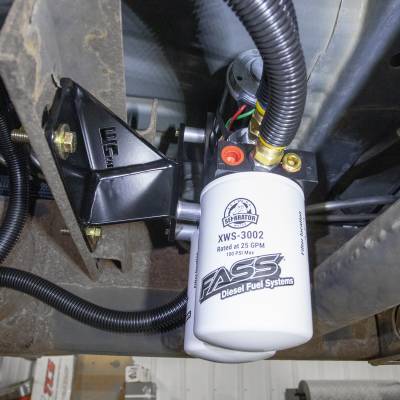 Wehrli 11-16 Chevrolet 6.6L Duramax FASS Fuel System Relocation Bracket (Crew Cab Only) - 0