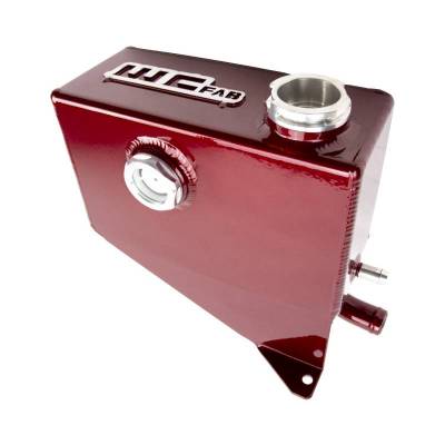 Wehrli 07.5-10 Chevrolet 6.6L LMM Duramax OEM Placement Coolant Tank Kit - WCFab Red