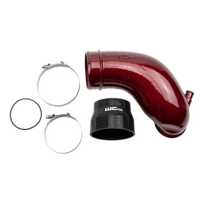 Wehrli 06-10 Chevrolet 6.6L LBZ/LMM Duramax 3.5in Intake Horn - WCFab Grey