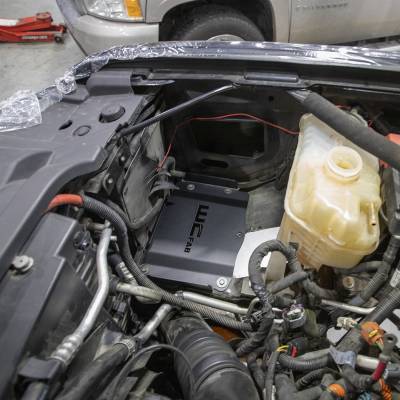 Wehrli 11-16 Duramax Battery Tray Relocation Kit - 0