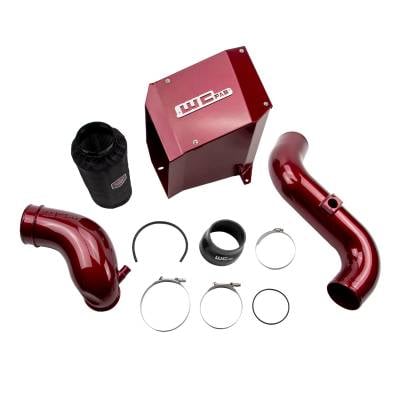 Wehrli 2004.5-2005 Chevrolet LLY Duramax 4in Intake Kit with Air Box Stage 2 - Chevy Orange