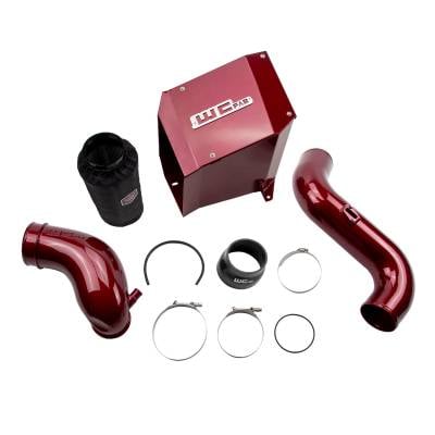 Wehrli 07.5-10 Chevrolet Duramax LMM 4in Intake Kit Stage 2 - Bengal Red