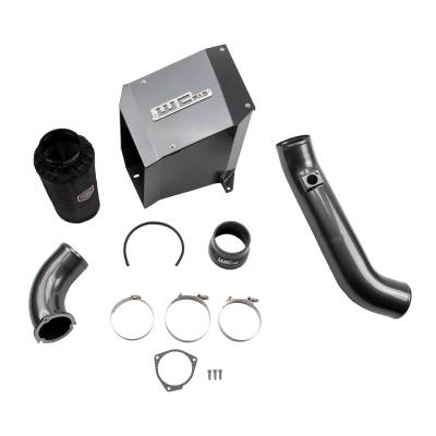 Wehrli 01-04 Duramax LB7 4in Intake Kit with Air Box Stage 2 - WCFab Red