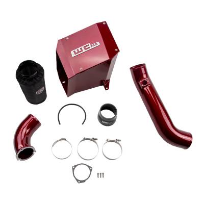 Wehrli 01-04 Duramax LB7 4in Intake Kit with Air Box Stage 2 - Gloss Black