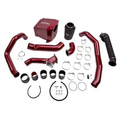 Wehrli 01-04 Chevrolet 6.6L LB7 Duramax High Flow Intake Bundle Kit - WCFab Red