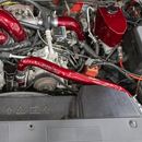 Wehrli 01-05 Chevrolet 6.6L LB7/LLY Duramax Thermostat Housing & Upper Coolant Pipe Kit - Bengal Red-2