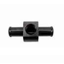 Wehrli 3/4in Hose Barb Straight w/ 1/2in NPT Port Billet Aluminum Adapter Fitting - Black Anodized-1