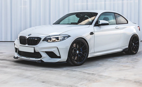 Zaero Design BMW M2 Competition F87 EVO-S Gloss Black Front Splitter | ZA-F87C-EVO-S-FS