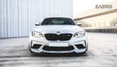 Zaero Design BMW M2 Competition F87 EVO-S Gloss Black Front Splitter | ZA-F87C-EVO-S-FS-3