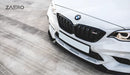 Zaero Design BMW M2 Competition F87 EVO-S Gloss Black Front Splitter | ZA-F87C-EVO-S-FS-2