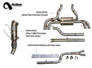 M340/M440 Exhaust Bundle Aflow (rear + mid + Aflow DP) black 2025+ M340i / M440i-1