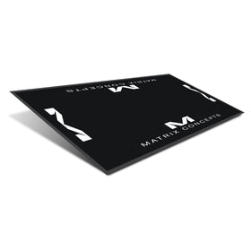Matrix Concepts M40 Carpeted 3.5 Foot X 7 Foot Mat - Black/White