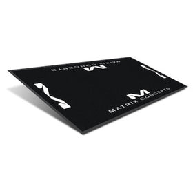 Matrix Concepts M20 Carpeted 2 Foot X 4 Foot Mat - Black/White