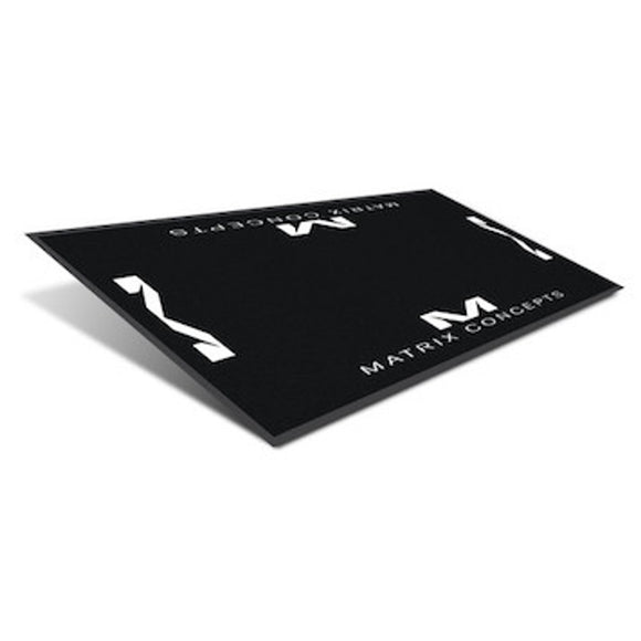 Matrix Concepts M20 Carpeted 2 Foot X 4 Foot Mat - Black/White