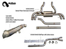 M340/M440 Exhaust Bundle Aflow (rear + mid + Aflow DP) carbon/black 2018-2024 M340i / M440i-1