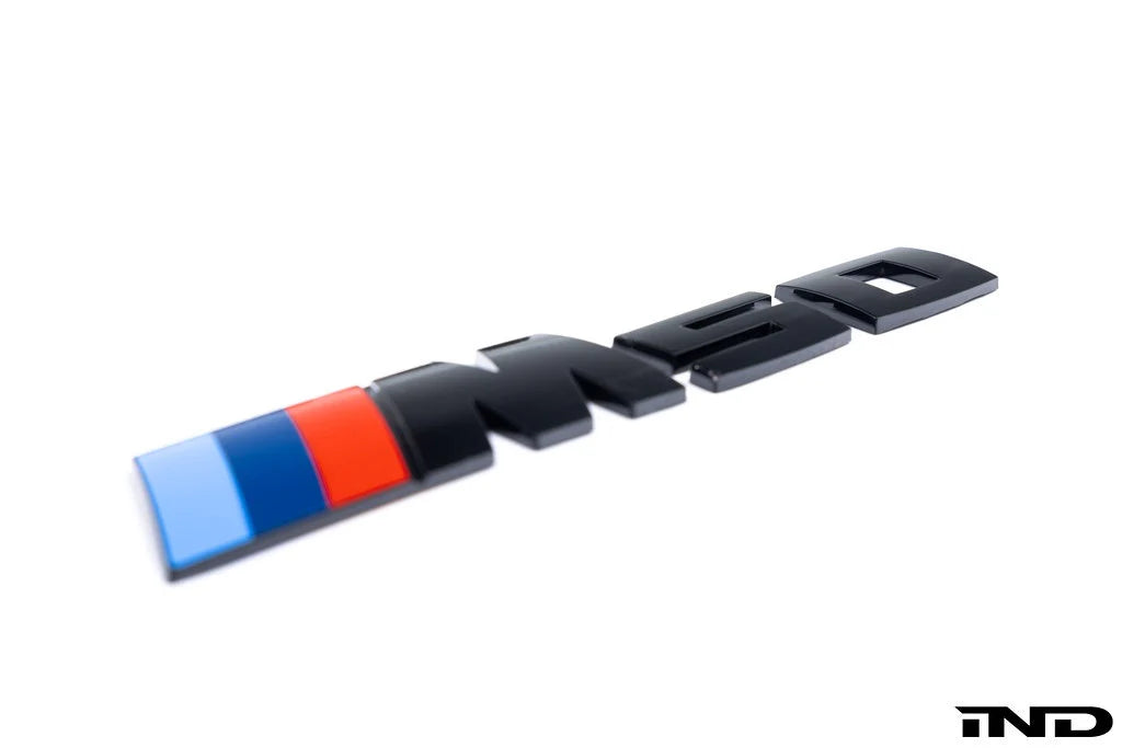 BMW G45 X3 M50 Trunk Emblem - Gloss Black - 0