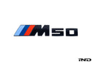 BMW G45 X3 M50 Trunk Emblem - Gloss Black-1