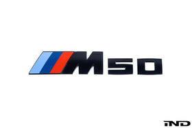 BMW G45 X3 M50 Trunk Emblem - Gloss Black
