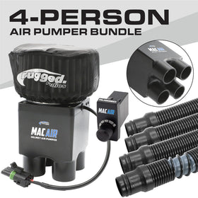 Rugged Radios MAC Air 4-Person Helmet Air Pumper (Bundle)